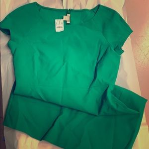 J Crew Emerald Green Dress